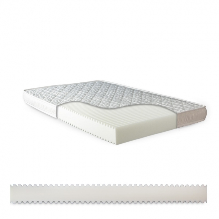 FILOMENA - Materasso in Water Foam antiacaro alto 12 cm pieghevole per brandine e divani letto