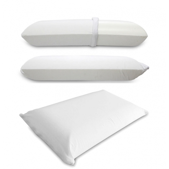 KIT Dolce Sonno Light - Materasso in Memory H18 cm bordato anallergico con rete a doghe + cuscini InMaterassi - 18