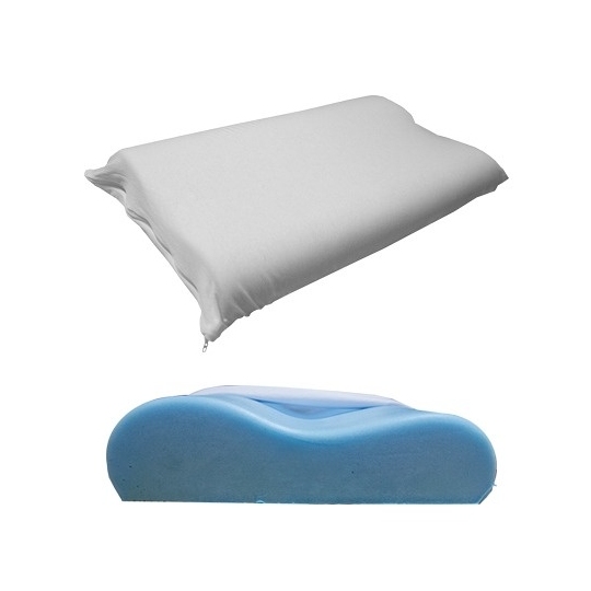 Cuscino cervicale a doppia onda memory Polar Gel InMaterassi - 1