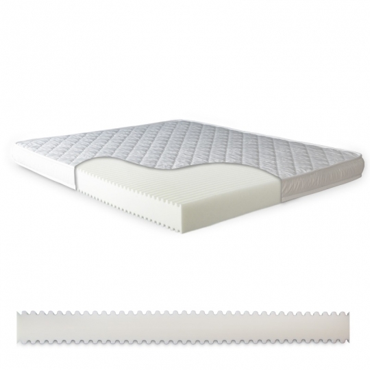 Materasso pieghevole matrimoniale ortopedico alto 12 cm - FILOMENA InMaterassi - 1