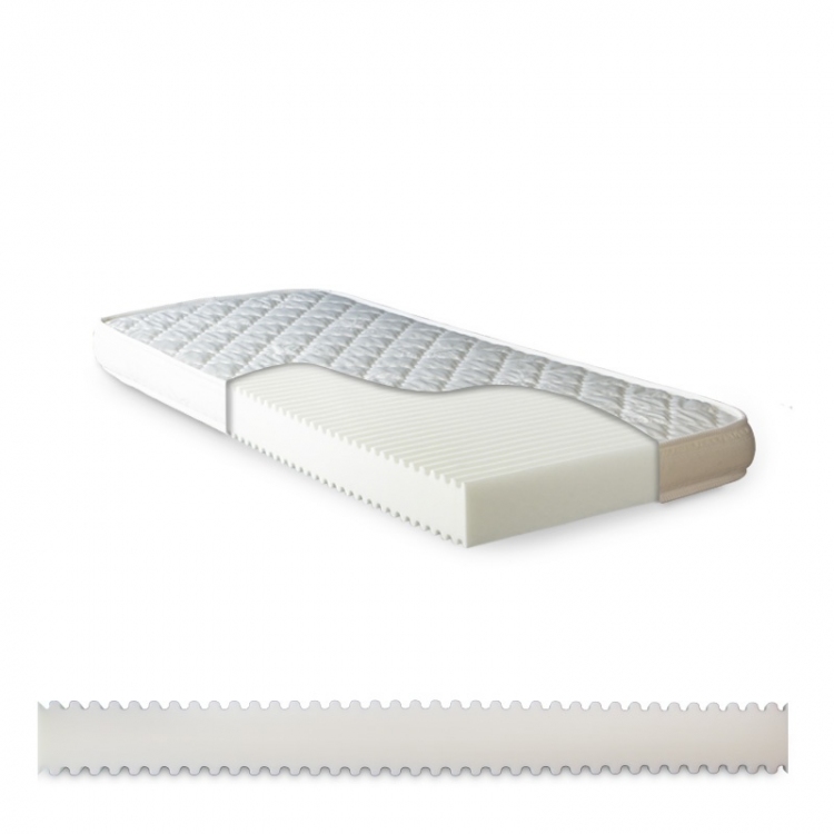 FILOMENA - Materasso in Water Foam antiacaro alto 12 cm pieghevole per brandine e divani letto