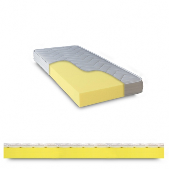Materasso per culla in memory foam, senza collanti, ortopedico - mod. Navas InMaterassi - 1