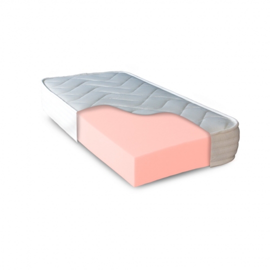 Materasso per bambini in waterfoam con tessuto in Aloe Vera - SOFIA InMaterassi - 1