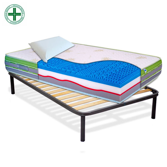 KIT MARILYN – Materasso in Memory e Lattice + rete a doghe + cuscini InMaterassi - 3 KIT MARILYN – Materasso in Memory e Lattice + rete a doghe + cuscini InMaterassi - 3