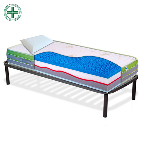 KIT MARILYN – Materasso in Memory e Lattice + rete a doghe + cuscini InMaterassi - 5