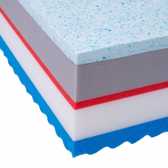 KIT MARILYN – Materasso in Memory e Lattice + rete a doghe + cuscini InMaterassi - 13