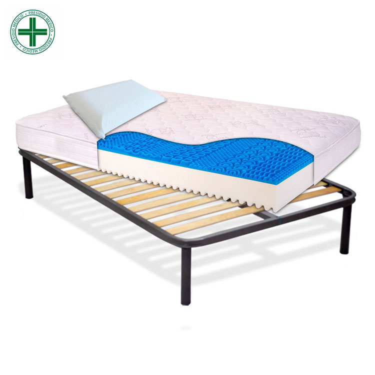 KIT Dolce Sonno Light - Materasso in Memory H18 cm bordato anallergico con rete a doghe + cuscini InMaterassi - 5