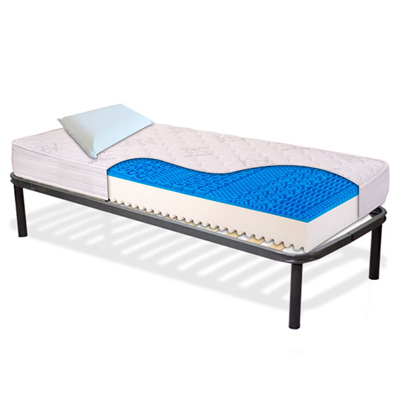 KIT Dolce Sonno Light - Materasso in Memory H18 cm bordato anallergico con rete a doghe + cuscini InMaterassi - 7