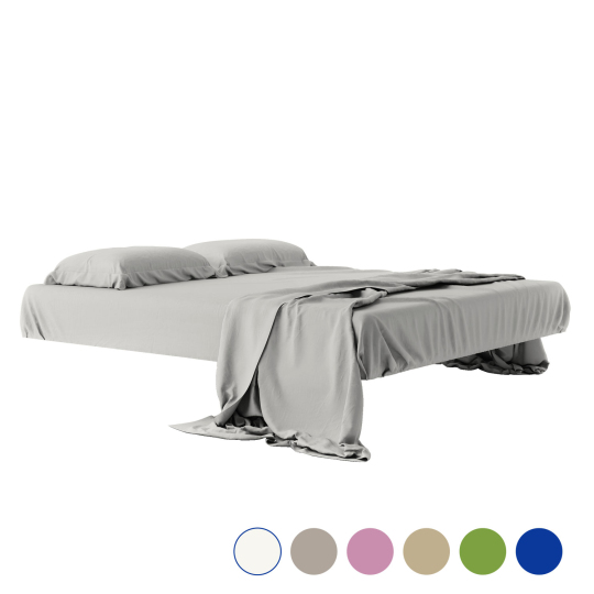 Completo Lenzuola Tinta Unita - 100% Puro Cotone - Made in Italy InMaterassi - 1