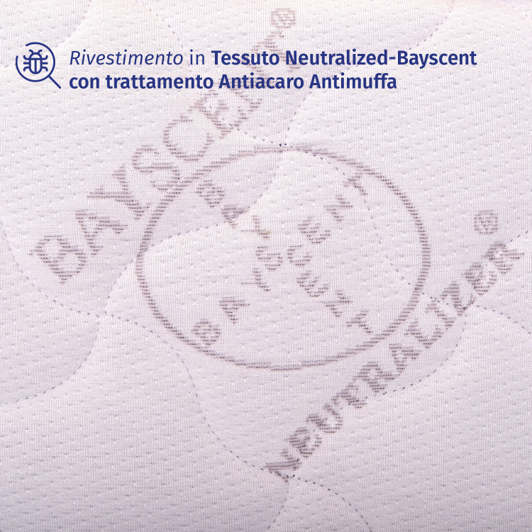 Dolce Sonno - Materasso Memory una piazza e mezza, ortopedico con trattamento Bayscent Neutralizer InMaterassi - 4
