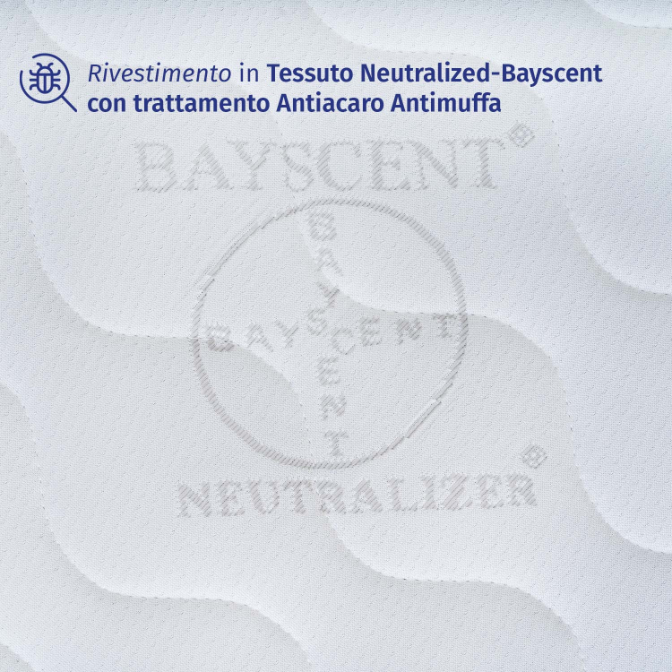 Materasso matrimoniale memory alto 18 cm con Bayscent Neutralizer - Dolce Sonno Light InMaterassi - 5