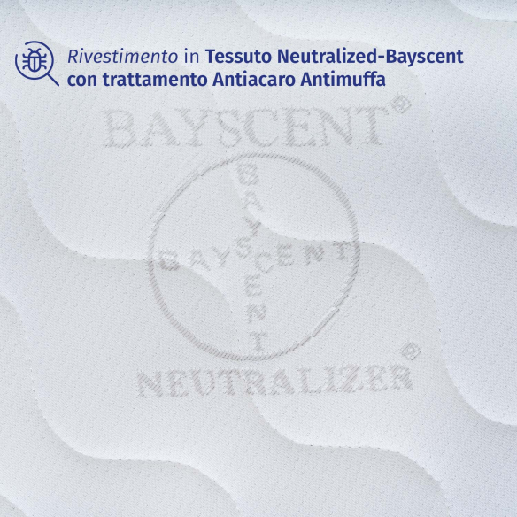 Materasso matrimoniale memory alto 18 cm con Bayscent Neutralizer - Dolce Sonno Light InMaterassi - 5