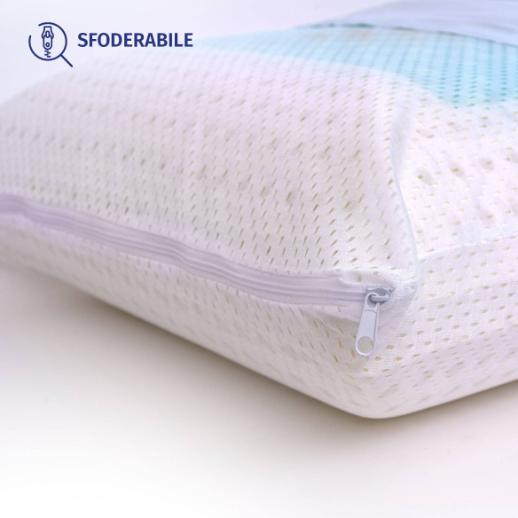 Cuscino in doppio Memory massaggiante InMaterassi - 8