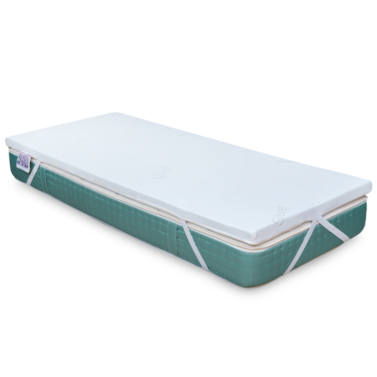 Topper Waterfoam Rigido con Rivestimento SilverCare – Sostegno Ergonomico e Protezione Antiacaro InMaterassi - 4