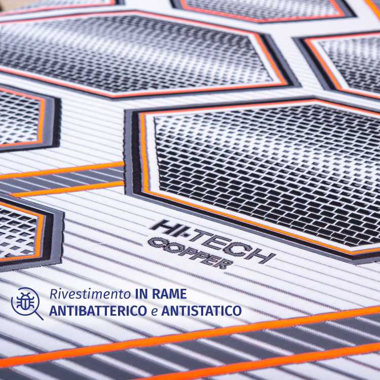 Bio Milano 800 - Materasso una piazza e mezza a Molle insacchettate e Memory Gel InMaterassi - 4