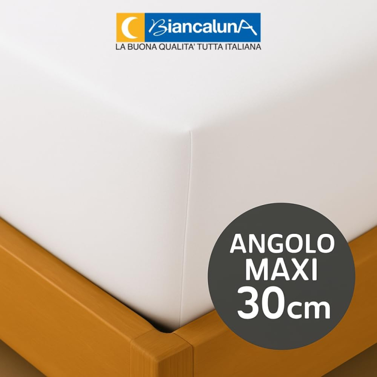 Lenzuolo Sotto Angoli Maxi 30cm | 100% Cotone Made in Italy InMaterassi - 2