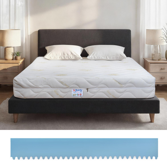 IRENE PLUS - Materasso Una Piazza e Mezza Waterfoam, Ortopedico, Doppia Superficie, Altezza 25 cm InMaterassi - 1