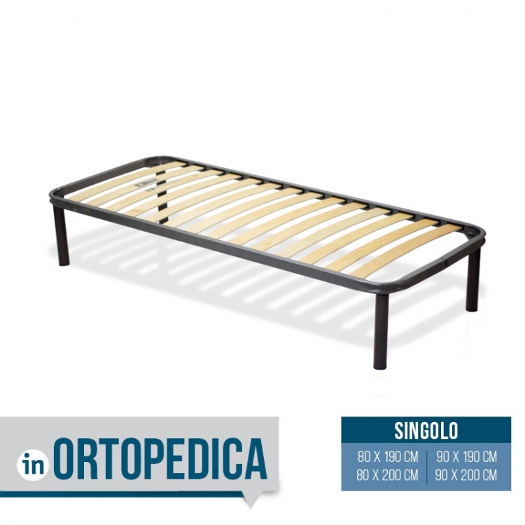 RETE MATRIMONIALE LETTO RETI 2 PIAZZE ORTOPEDICA 160x190 letti a molle  ferro