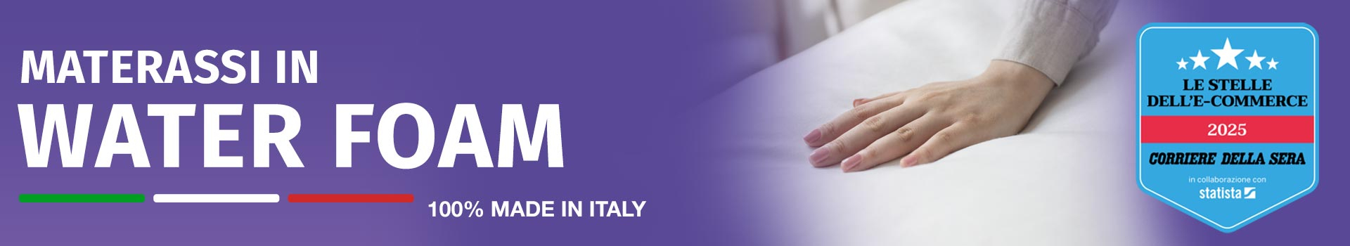 Materassi Waterfoam Singoli scontati al 70%: prezzi e offerte