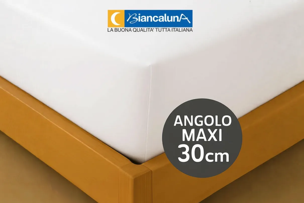 Lenzuolo Sotto con Angoli Maxi H30 - Qualità Italiana